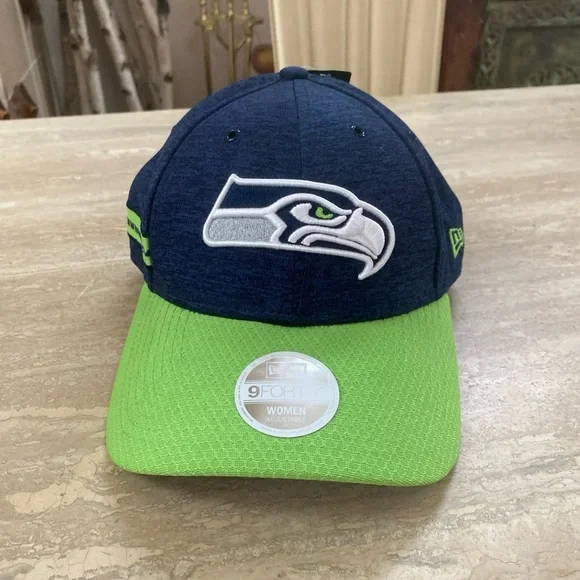 New Era Blue and Green Seahawks Hat - Picture 2 of 11